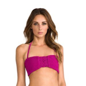 Tori Praver Chelsea Swimsuit top in Orchid NWT